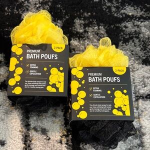 4 pair Set of Bath Loofahs NEW 🏷️